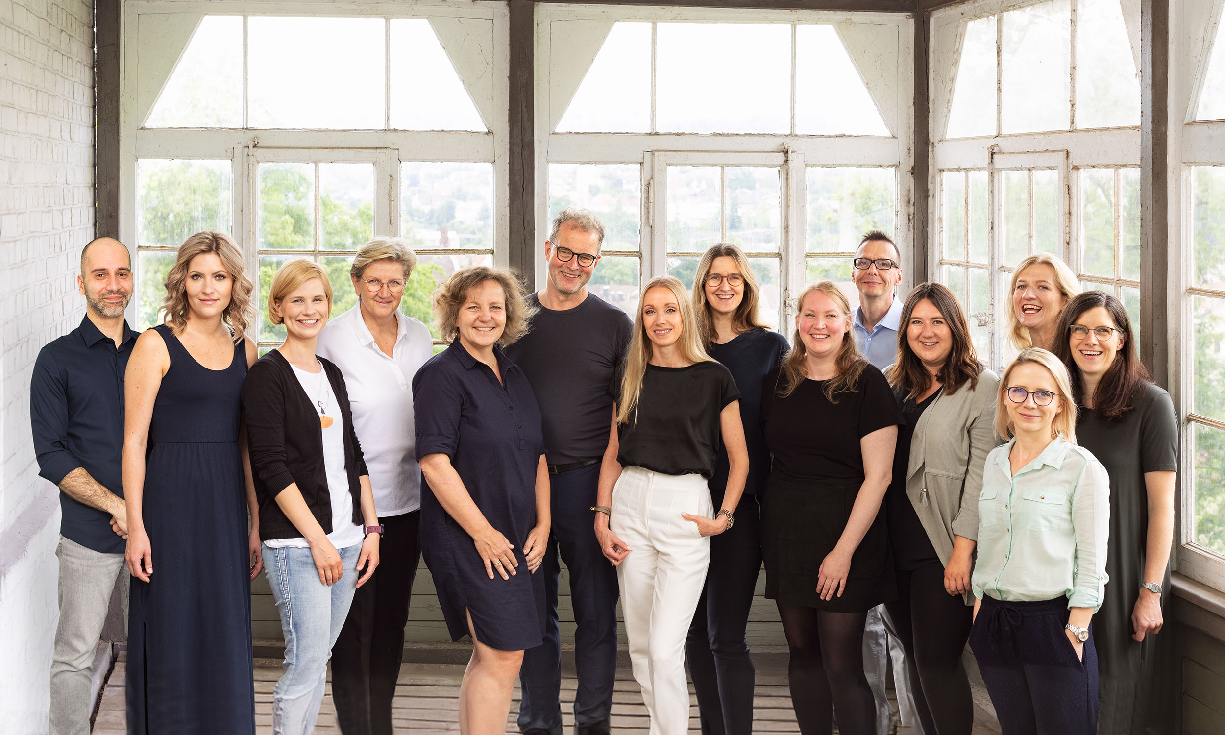 Teamfoto der Pflegeschule Nazareth